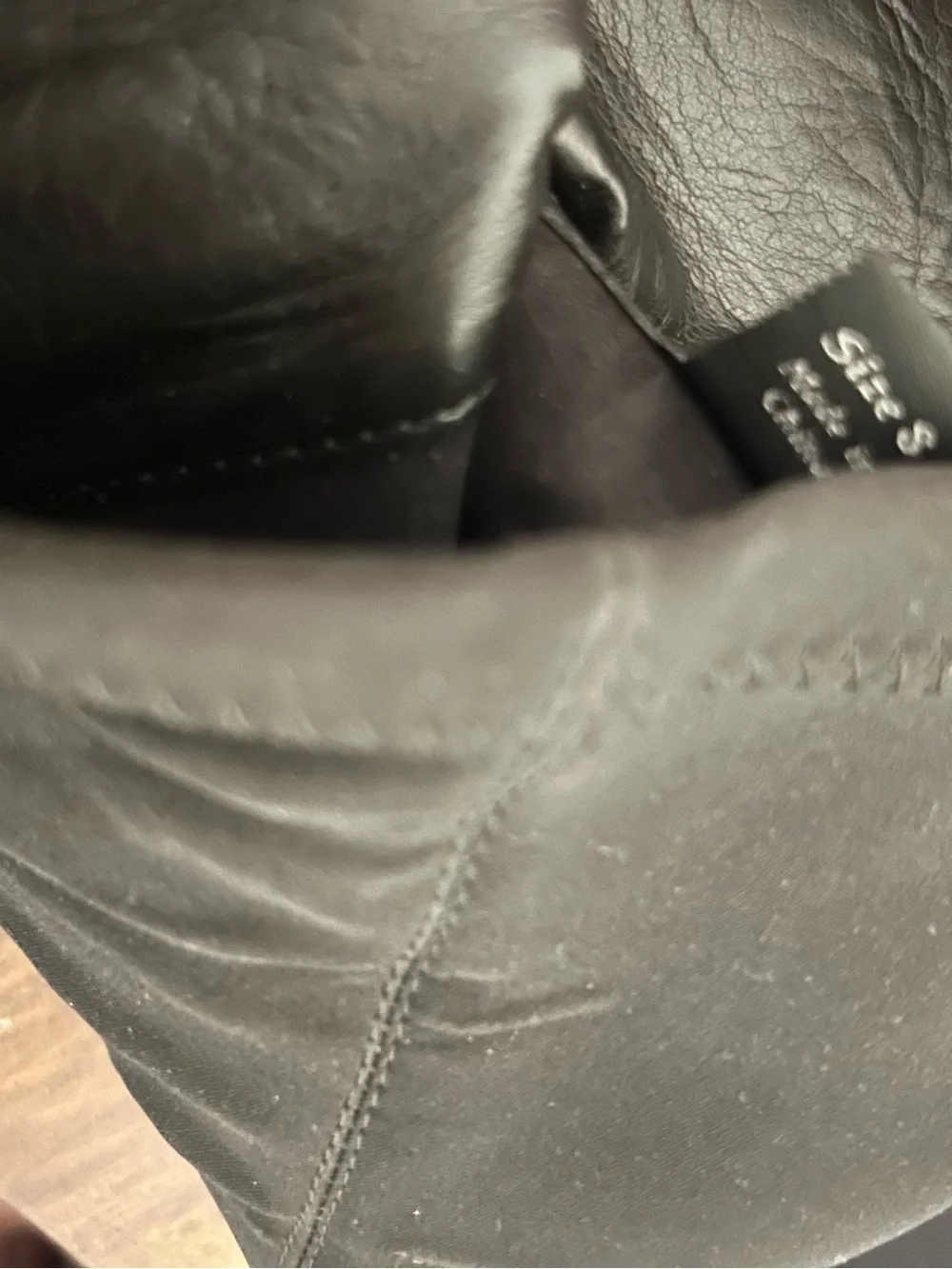 Dolce Vita Black Over-the-Knee Leather & Stretch Block Heel Boots Size 8